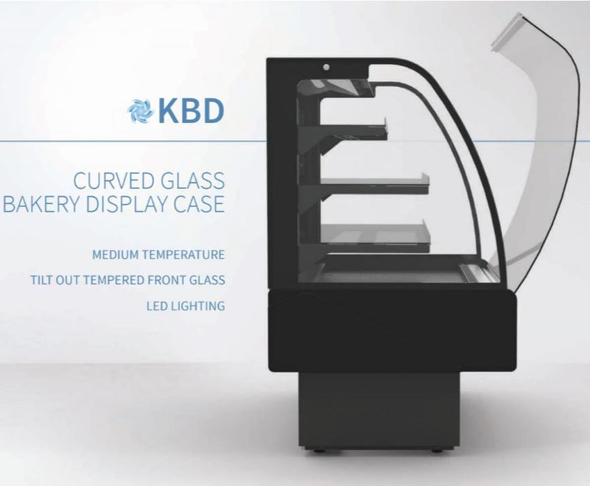 Hydra Kool KBD-CG-60-D Curved Glass Bakery Deli Case
