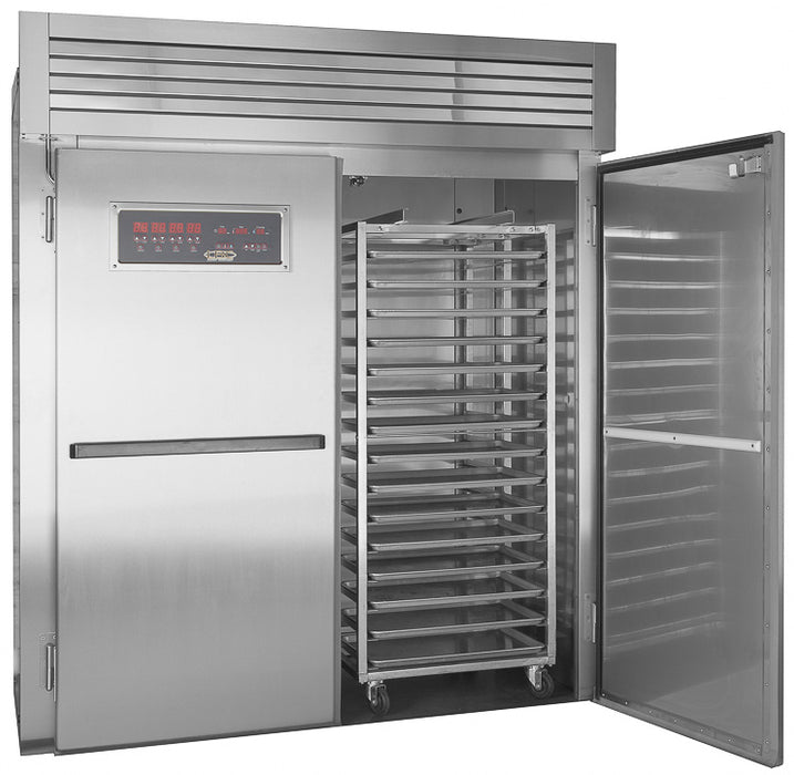 LBC Bakery LRP3-70P 102.5" Wide Two Door Roll-in Rack Pass Through Proofer, 9 Single Side Load, 8 Single End Load, 3 Double Rack Capacity
