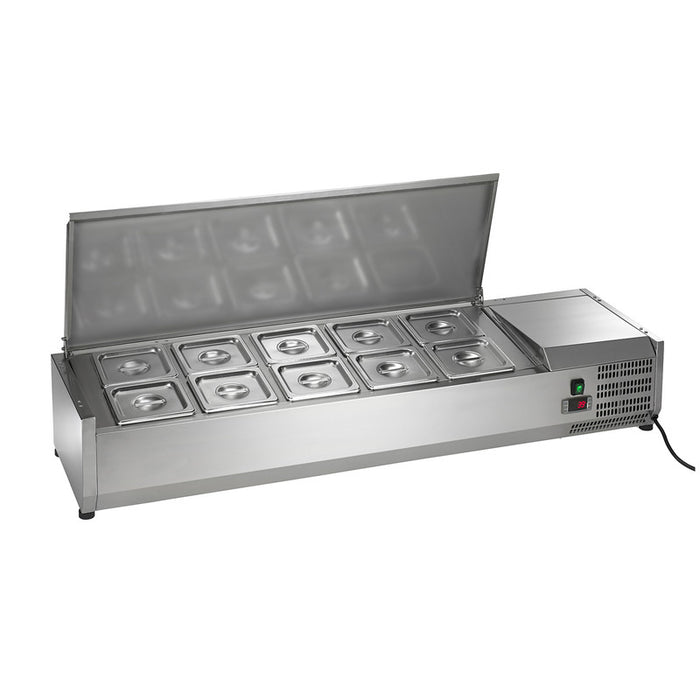 Arctic Air ACP55 55" Ten Pan Counter-Top Prep Unit