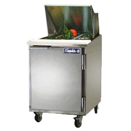 Leader Refrigeration LM27 27" Sandwich Prep Table Cooler, Single Door and 1 Shelf