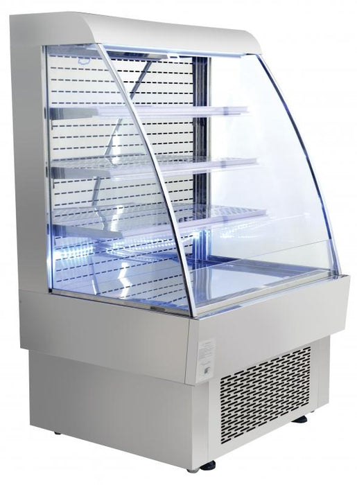 Omcan RS-CN-0380 39-inch Open Refrigerated Floor Display Showcase with 380 L capacity, item 40004