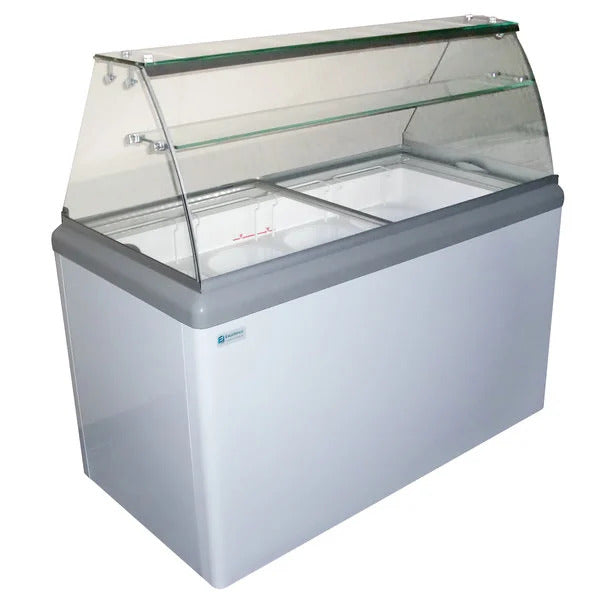 Excellence Industries HBD-6HC 43 1/2" Ice Cream Dipping Cabinet with LED, 11.1 Cu Ft.