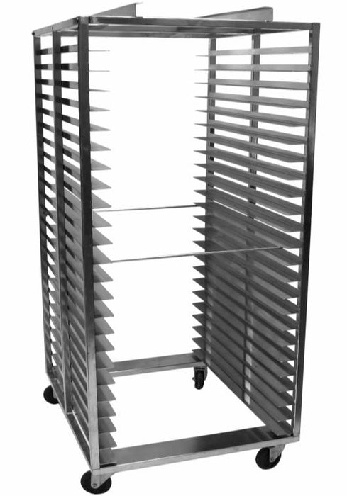 LBC Bakery LRR-2D-26-10 Double Side-Load Stainless Steel Roll-in Oven Rack