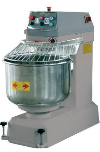 Dutchess DUT/S-200 Spiral Dough Mixer, 208-240/60/3, 7.5HP & 3/4 HP (165lb flour / 264lb dough capacity)