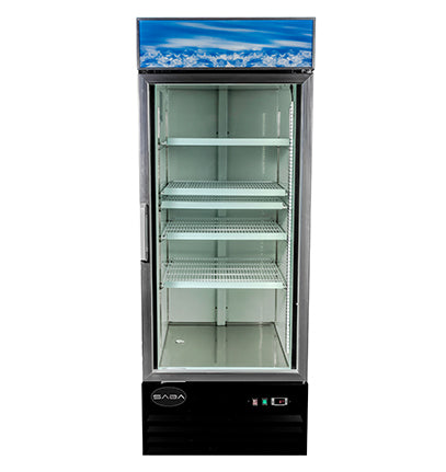 SABA SM-23R 28" One Glass Door Merchandiser Refrigerator, 23 Cu. Ft.