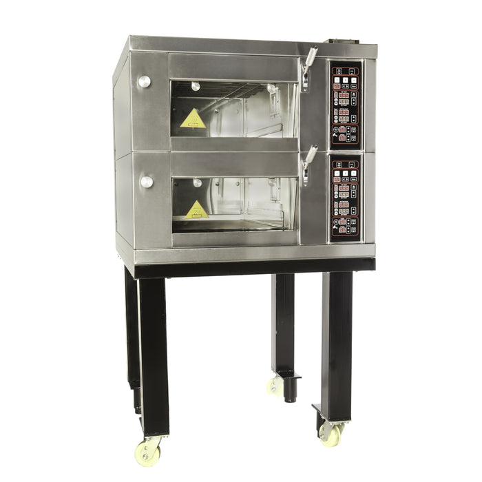 LBC Bakery SE-914 Electric Quadruple Deck Bake Oven, 1 Pan Capacity Per Deck