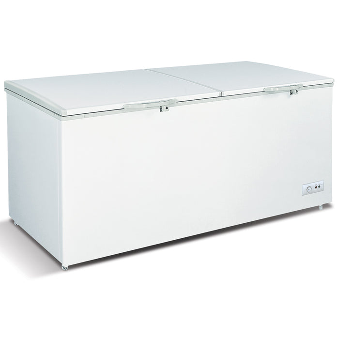 Omcan FR-CN-0600 76-inch Chest Freezer With Solid Flat Top, item 46505