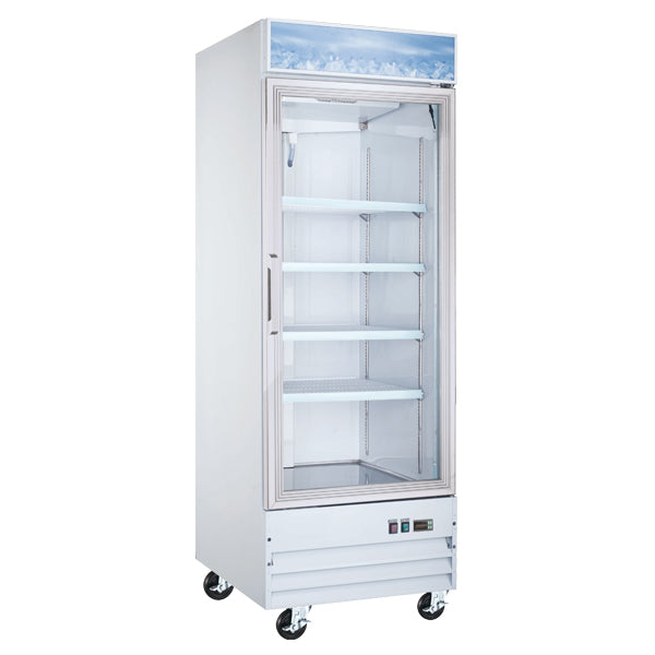 Omcan FR-CN-0790-HC 31-inch 1 Door Swing Glass Freezer, item 50030