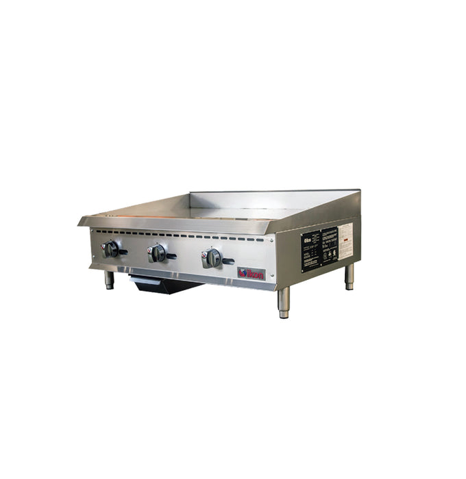Ikon ITG-36 36" Thermostat Control Griddles, 90,000 BTU