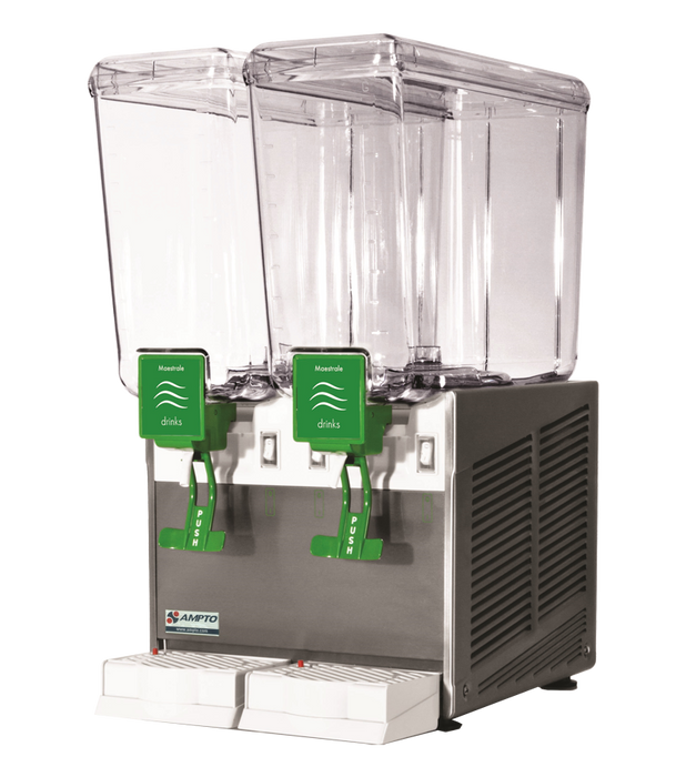 Ampto D1256, Beverage Dispenser With 2 Tanks, 5 Gallons Each, Made In Italy