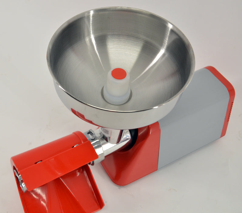 Omcan TS-IT-0134 Light-Duty Electric Tomato Squeezer with Plastic Cover and 0.33 HP Motor, item 11001