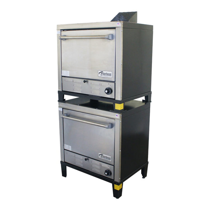 Peerless C231P Double-Door Eight Shelf Gas Pizza Oven