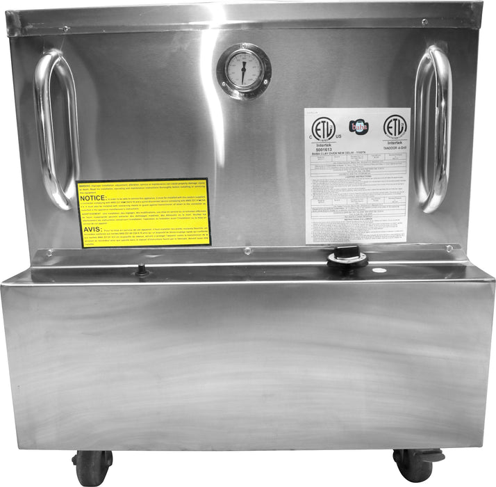 Omcan CE-IN-2830 28” x 30” Stainless Steel Tandoor Clay Oven – Natural Gas, item 44386