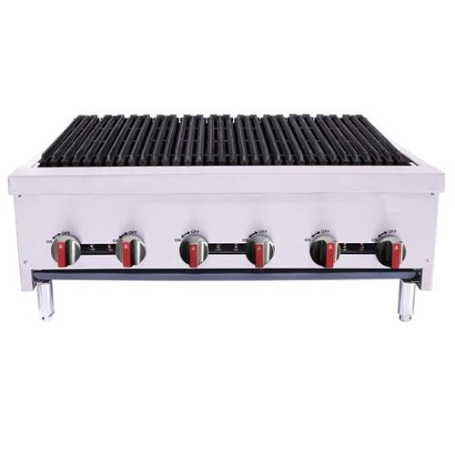 BakeMax America BACGG36-6 36 Inch Radiant Gas Charbroiler