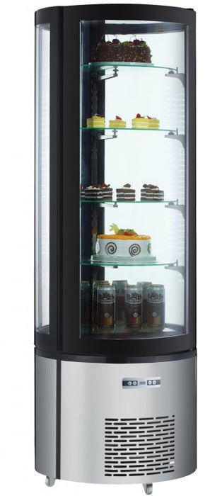 Omcan RS-CN-0400-R 27-inch Circular Refrigerated Showcase with 400 L capacity, item 40440
