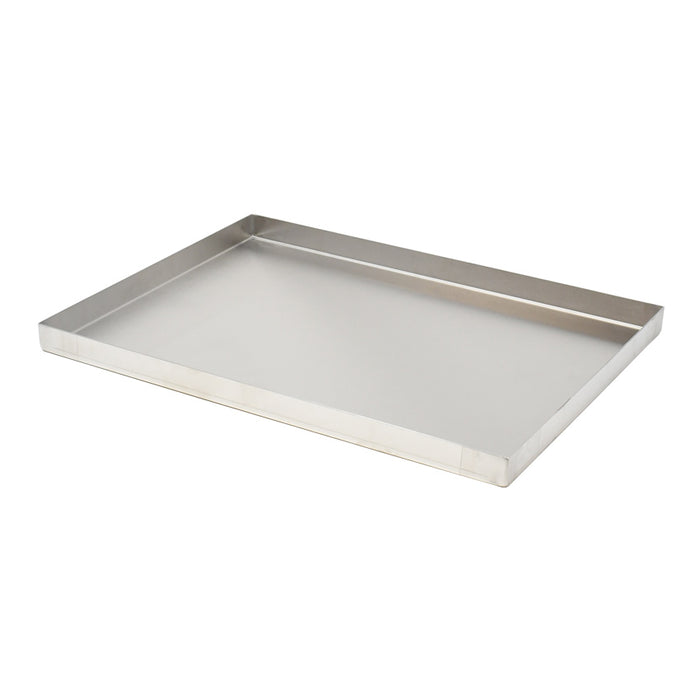 Omcan 9″ x 24″ x 1″ STAINLESS STEEL PAN WITH DRAIN HOLES, item 43511