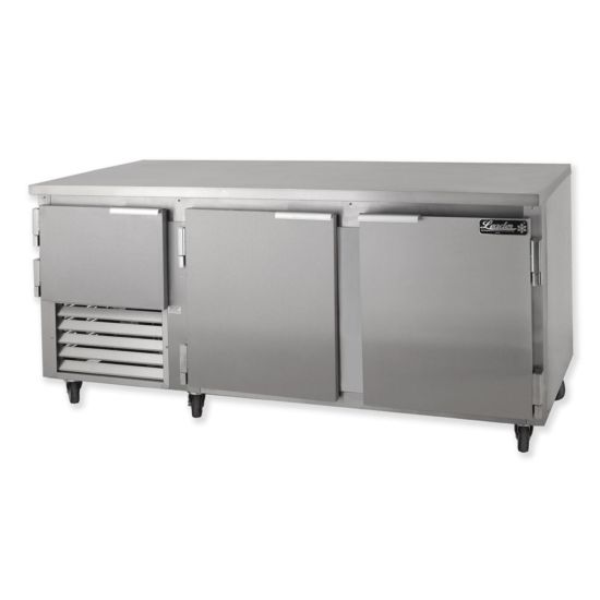 Leader Refrigeration ESFB72 72" Under-Counter Worktop Freezer, 2 1/2 Doors and 2 Shelf