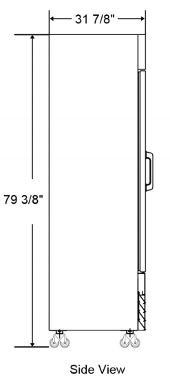 Spartan SGF-53 53" 2 Door Reach-In Freezer, 45.0 cu. ft.