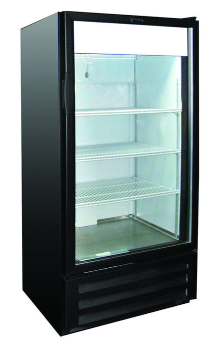 Excellence Industries VR-12HC 25 5/8" Heavy Duty Upright Glass Door Merchandiser, 12 Cu Ft.