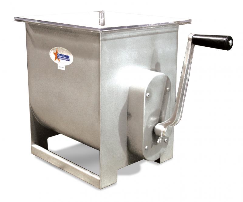 Omcan Stainless Steel Manual Non-Tilting Mixer with 44-lb, item 13156
