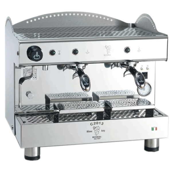 Bezzera C2013PM2IS4E Semi Automatic Compact Espresso Machine, 2 Group