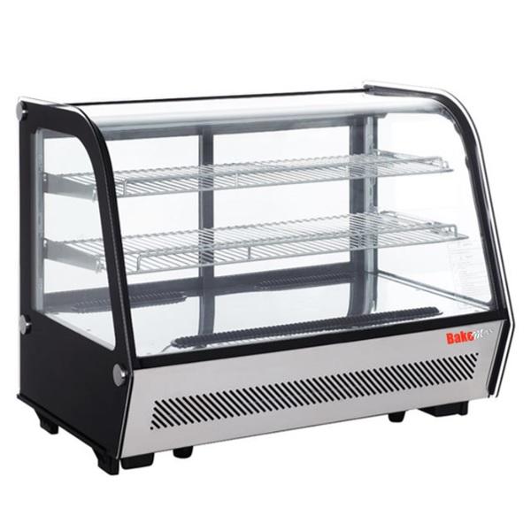 BakeMax BMREF28 28" Wide Titan Refrigerated Countertop Display with LED Lighting
