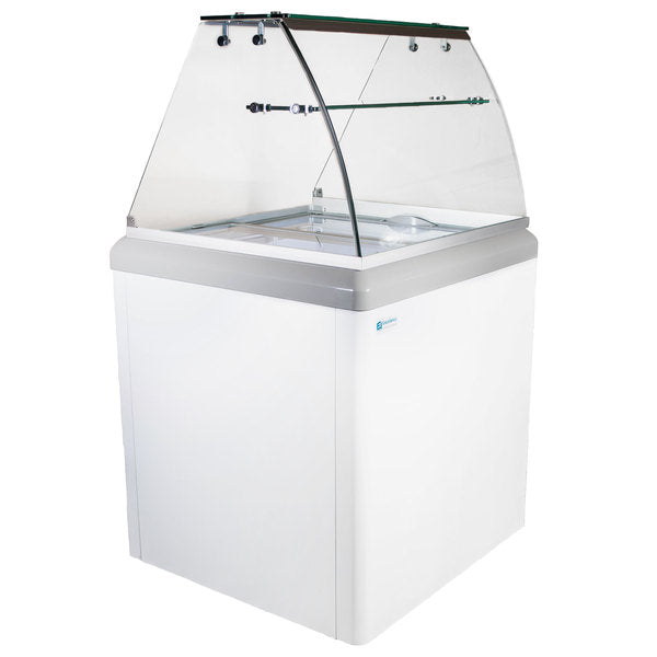 Excellence Industries HBG-4HC 28 1/2" Gelato Dipping Cabinet with LED, 6.4 Cu Ft.