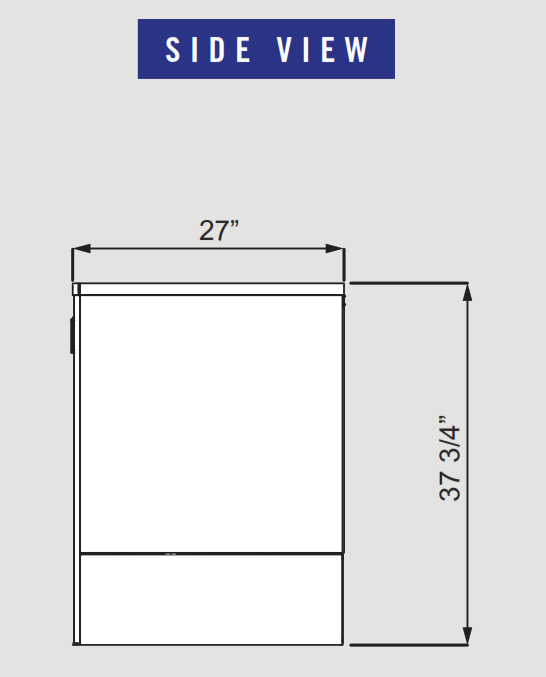 Blue Air BLMI-900A 890 lbs. Production, Modular Ice Machine, 208-230v/60/1