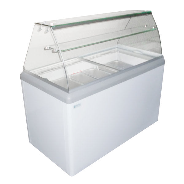 Excellence Industries HBG-10HC 59 1/2" Gelato Dipping Cabinet with LED, 16.5 Cu Ft.