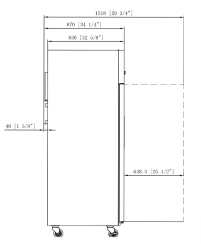 Dukers D28AF Commercial Single Door Top Mount Freezer in Stainless Steel, 27.5" Wide