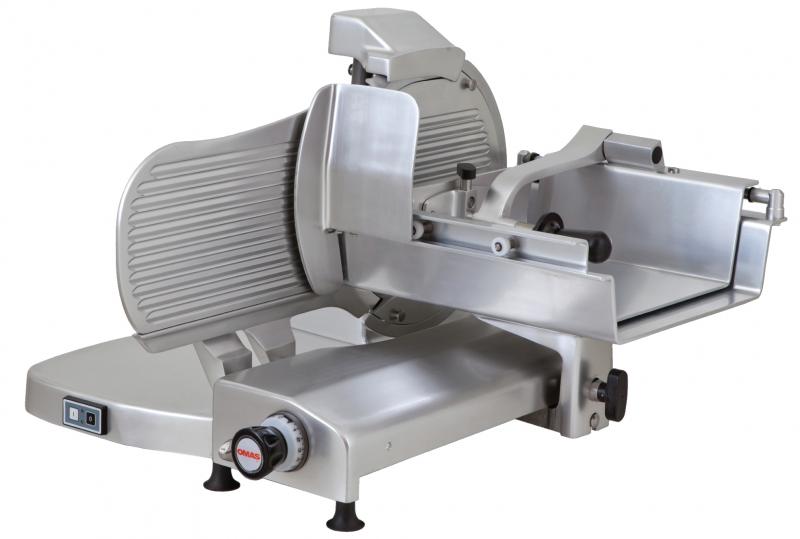 Omcan MS-IT-0370-H 15-inch Blade S-Series Horizontal Gear-Driven Meat Slicer, item 38915