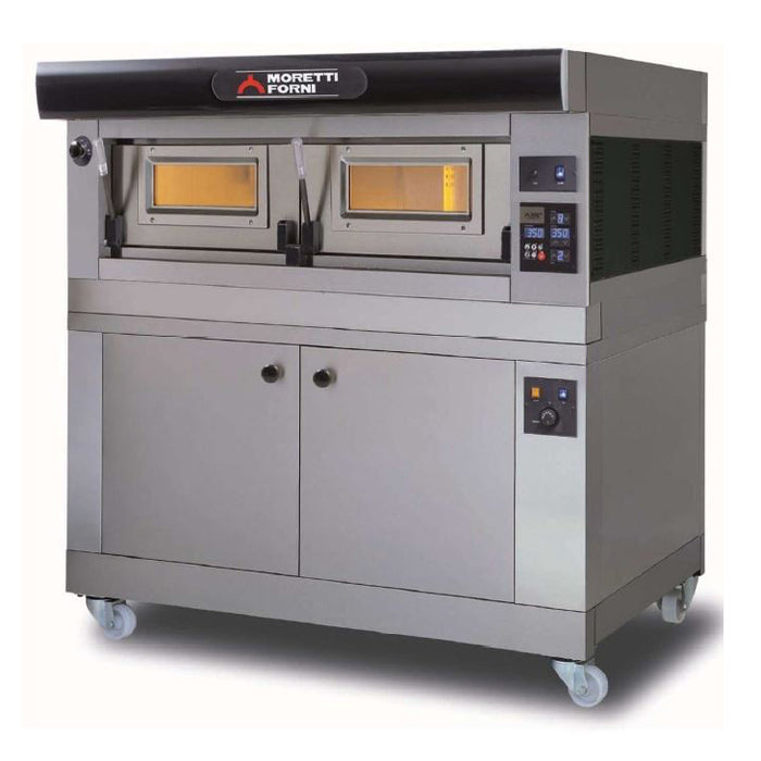 Moretti Forni P120E B1PAS 1 Deck Electric Bakery Oven With Proofer Base, 49" X 34" X 7" Deck Measurement