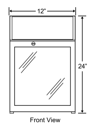 Bison BRM-.74 Mini Refrigerator