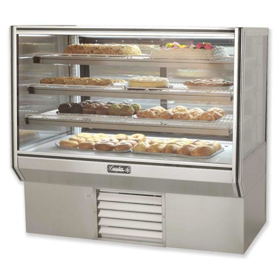 Leader Refrigeration NHBK77 77" Refrigerated High Bakery Display Case —
