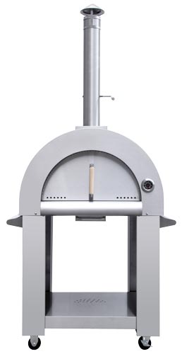 Omcan Stainless Steel Pizza Wood Burning Oven, item 43113