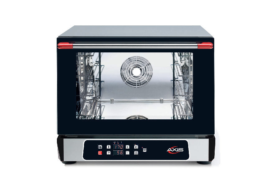 Axis AX-514RHD Half Size Convection Oven with Humidity Digital controls - Reversing Fan - 4 shelves