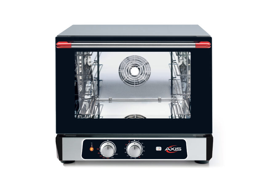 Axis AX-514RH Half Size Convection Oven with Humidity
Manual Controls - Reversing Fan - 4 shelves