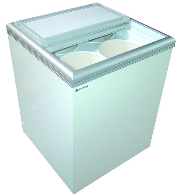 Excellence Industries ISL-5G 24 1/2" Solid Lid Ice Cream Freezer, 6.0 Cu Ft.