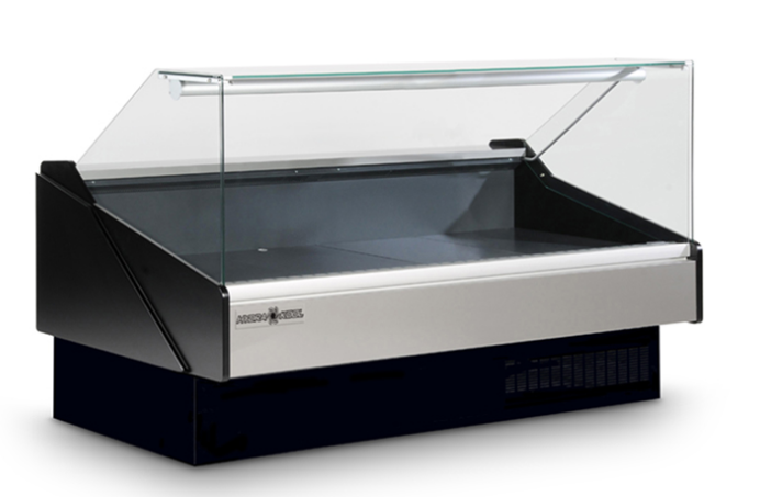 Hydra-Kool KFM-FG-120-R 117" Flat Glass Meat Display Case, Remote