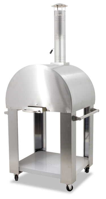 Omcan Stainless Steel Pizza Wood Burning Oven, item 43113