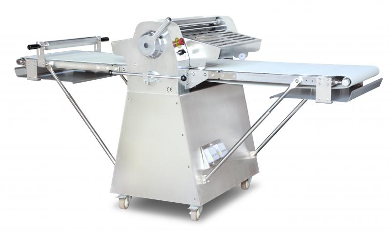 Omcan BE-CN-2083-FSS Stainless Steel Floor Model Dough Sheeter with 88-inch Conveyor Length and 0.75 HP, item 44135