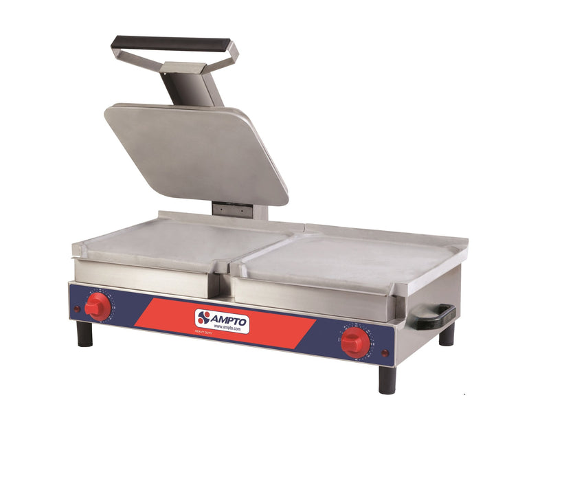 Ampto SACL 27.5" Sandwich Grill & Griddle Combination, Flat, Electric