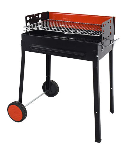 Omcan CE-IT-0128 Painted Steel Charcoal BBQ Grill with 2 Wheels, item 47312