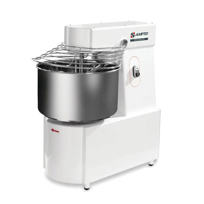 Ampto AMA020M-1 22 Quart Spiral Mixer, 37.5 lbs dough capacity, 20 lbs flour capacity