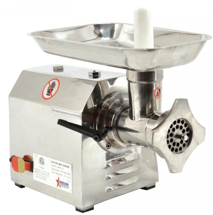 Omcan MG-CN-0012-S #12 Stainless Steel Meat grinder with 0.87 HP Motor, item 23580