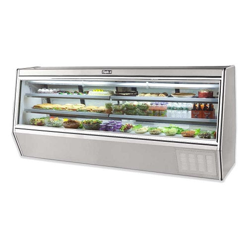 Leader Refrigeration ERCD118ES-R 118" Remote Counter Deli Display Case with 8 Doors and 1 Shelf