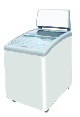 Excellence Industries MB-2HCD 23" Dual Temperature Mini Display Freezer, 4.8 Cu Ft.