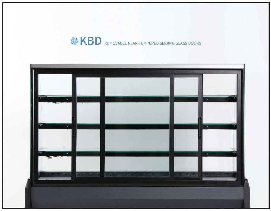 Hydra Kool KBD-CG-50-S Curved Glass Bakery Deli Case