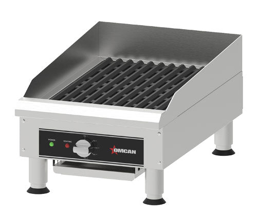Omcan CE-CN-0350-GN 14-inch Charbroiler , Griddle, item 46885