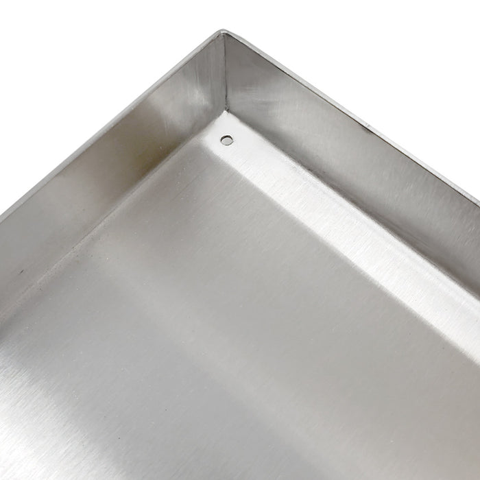 Omcan 6″ x 24″ x 1″ STAINLESS STEEL PAN WITH DRAIN HOLES, item 43516